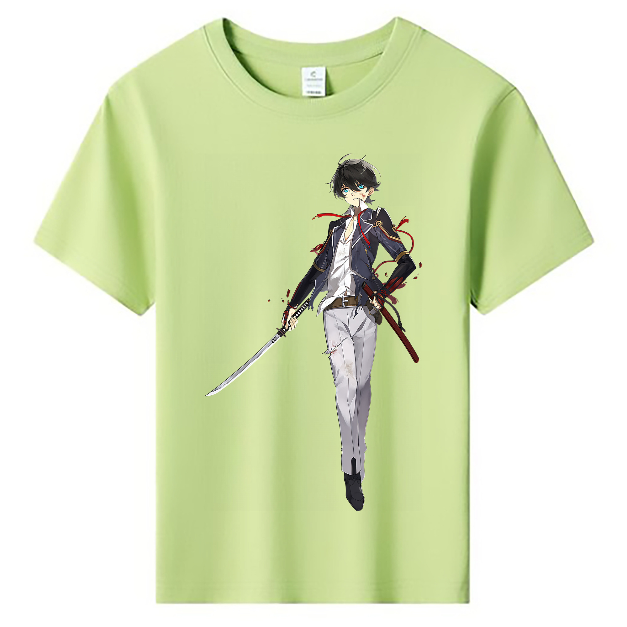 （画像用） 刀剣乱舞 Touken Ranbu 綿100％キッズTシャツ（フロントプリント）